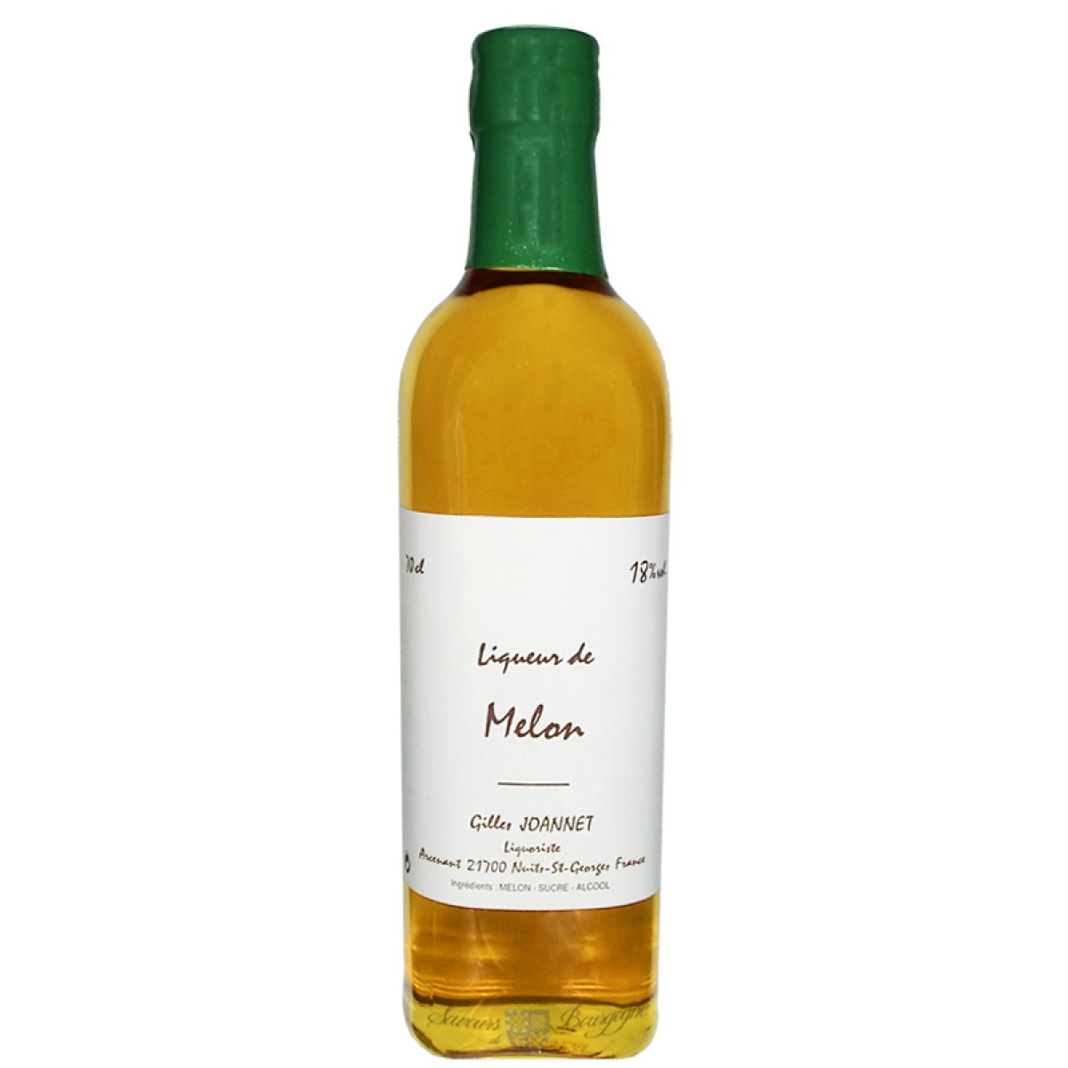 Liqueur de melon 18 70cl Saveurs de Bourgogne Vente de produits du