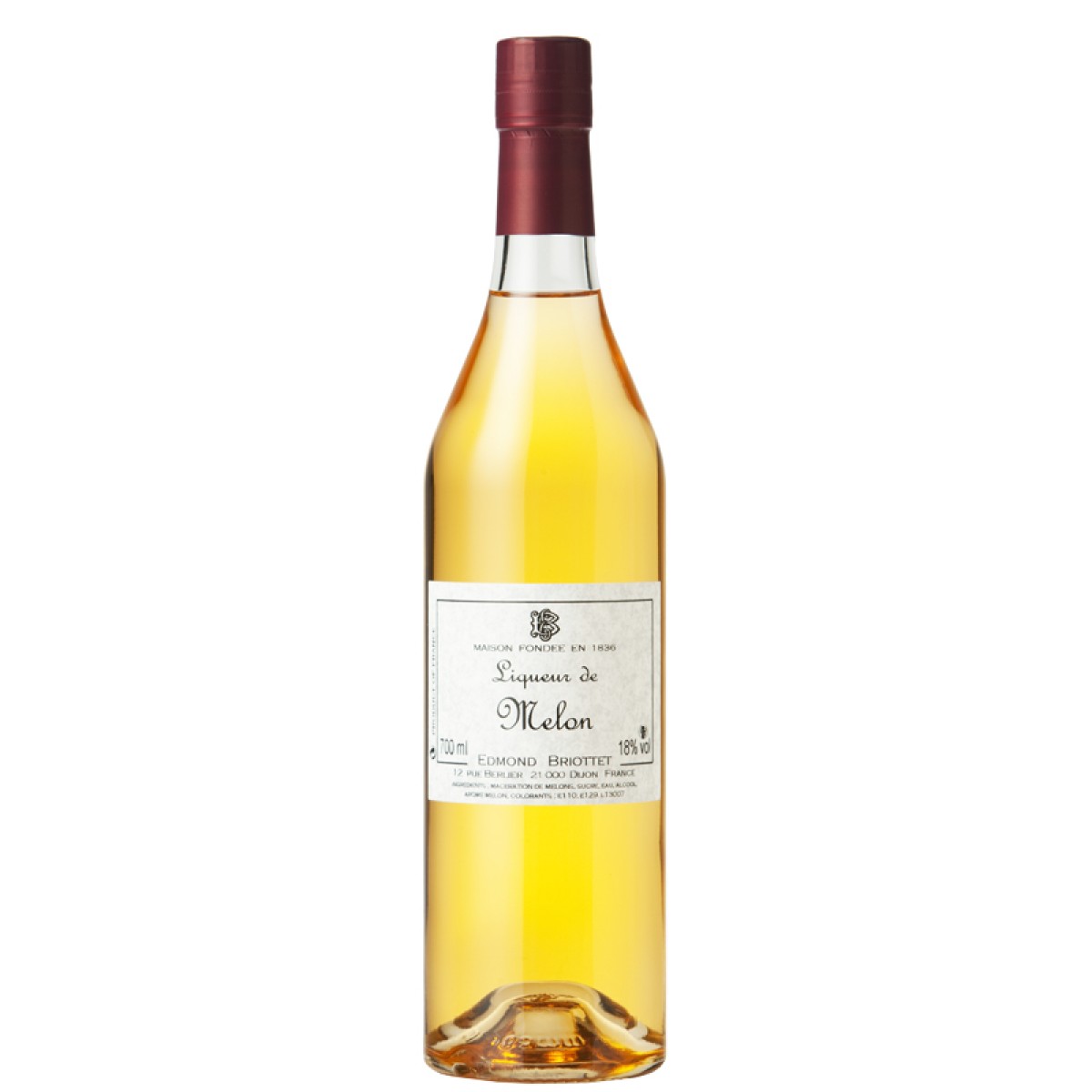 Melon Liqueur 18 70cl Briottet Saveurs de Bourgogne Vente de