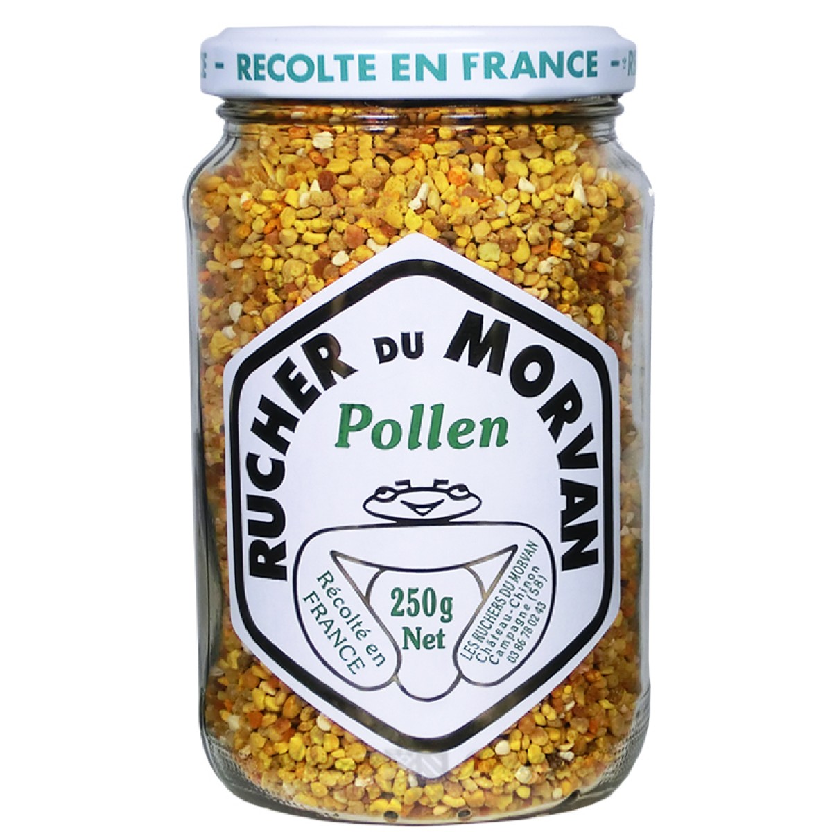 Pollen 250g Rucher du Morvan Miel Miels & Caramels Sucré