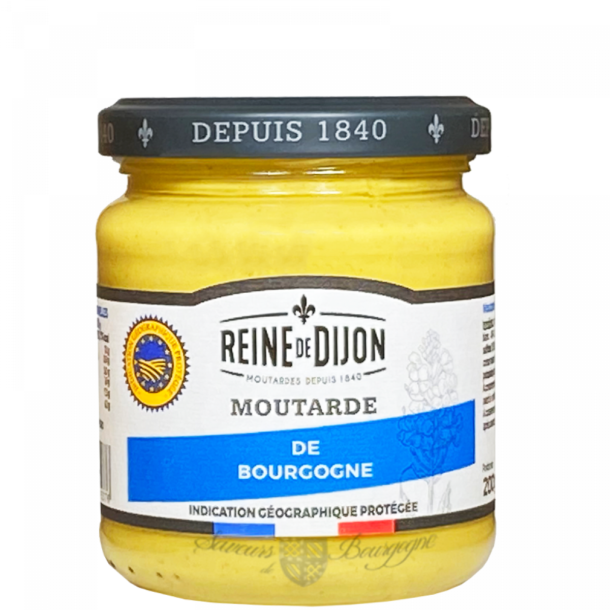 Moutarde de Bourgogne 200g - Reine de Dijon - Saveurs de Bourgogne