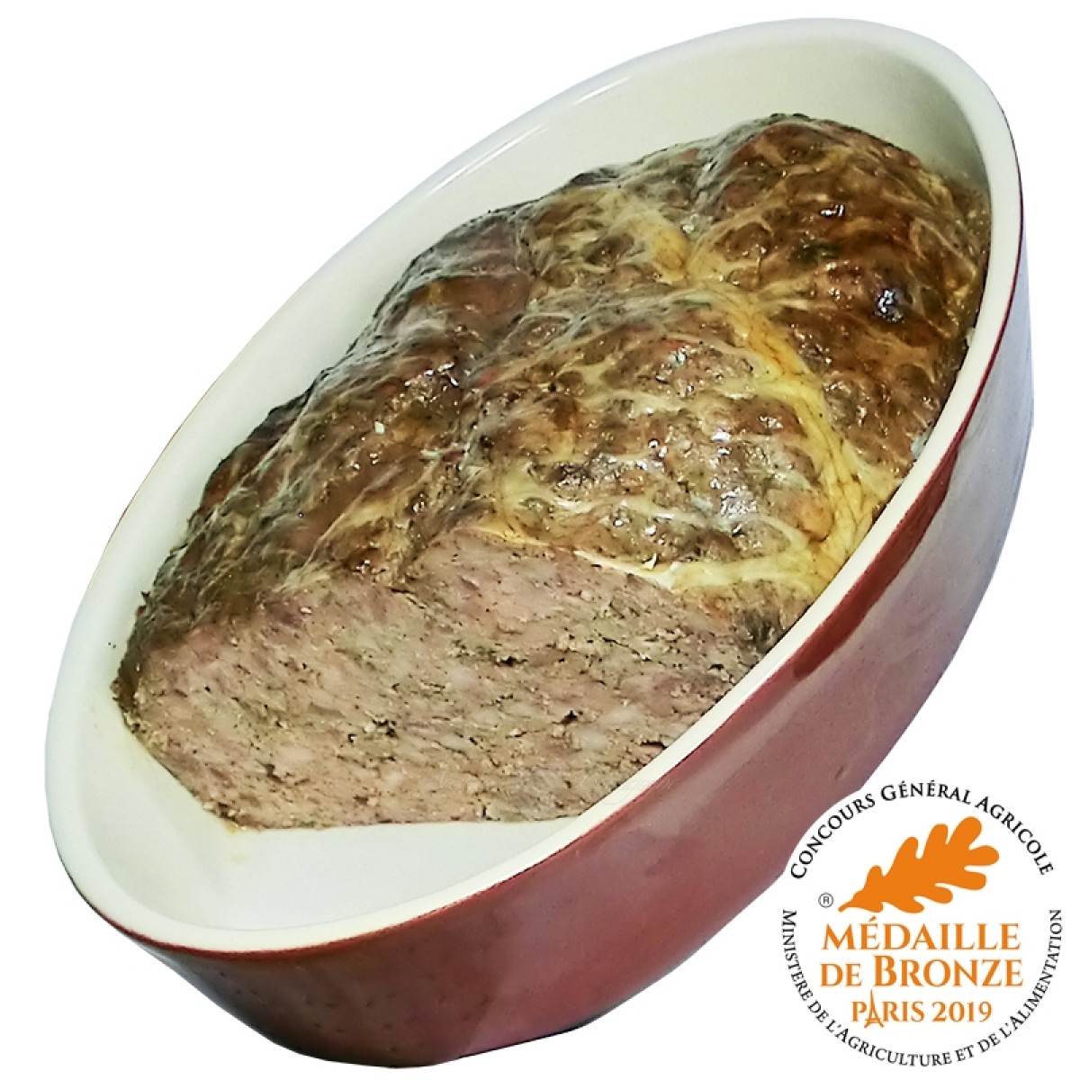 Terrine de campagne à l&amp;#39;ancienne 2kg - Saveurs de Bourgogne - Vente de ...