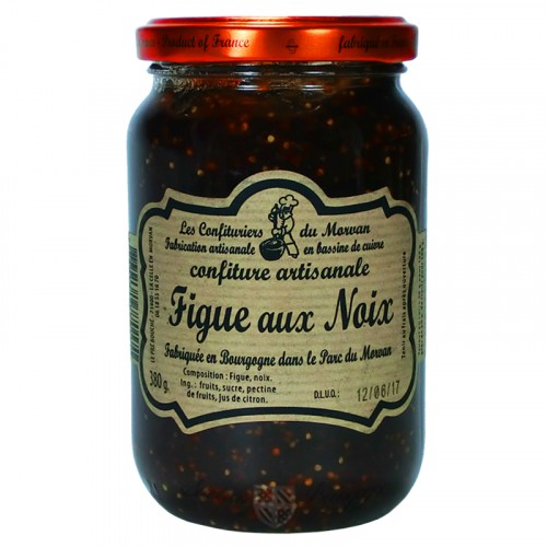 Confiture Figue aux noix 380g Confiturier du Morvan