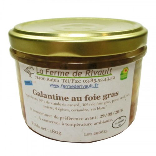 Galantine au Foie Gras180g
