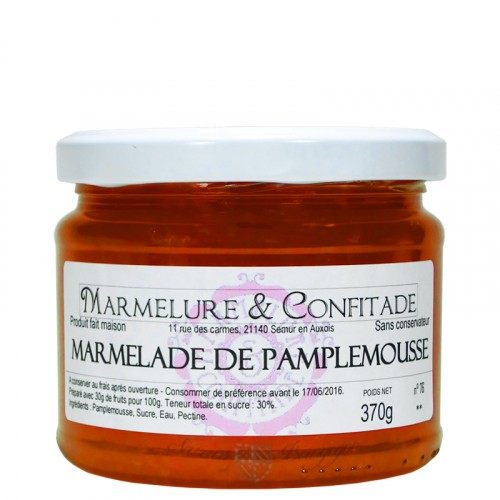 Marmelade de pamplemousse 370g Marmelure & Confitade