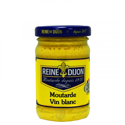 Moutarde au Vin blanc 100g Saveurs de Bourgogne Vente de produits