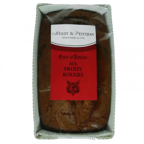 Pain d'épices aux fruits rouges 180g
