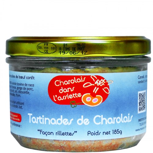 Tartinades de Charolais 185g