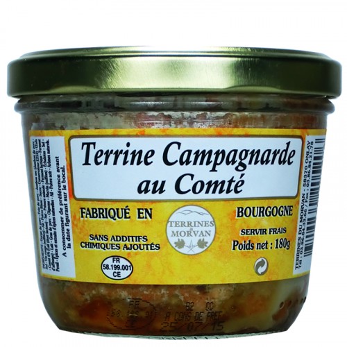 Terrine Campagnarde au Comté 180g