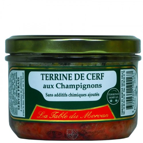 Terrine de Cerf aux champignons 200g