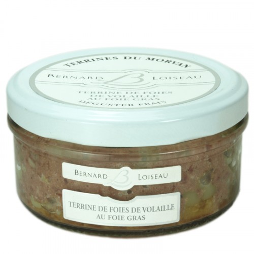 Terrine de Foies de Volailles au Foie Gras 140g