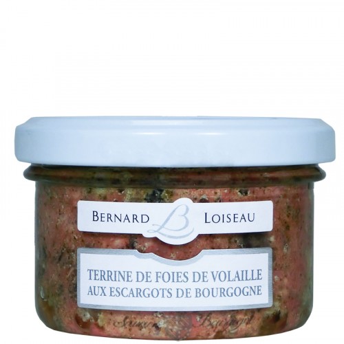 Terrine de Foies de Volailles aux Escargots de Bourgogne 80g