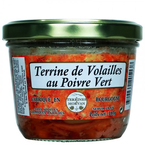 Terrine de Volaille Poivre Vert 180g