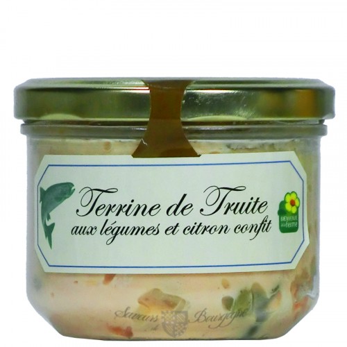 Terrine de Truite aux légumes et citron confit 200g
