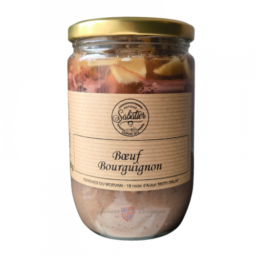 Boeuf bourguignon au vin de Bourgogne 600g