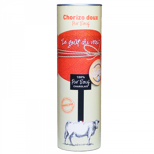 Chorizo Doux pur Bœuf Charolais 200g Antoine Sabatier