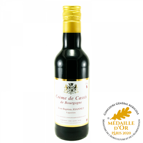 Cassis de Bourgogne IGP Crème 16° 70cl Médaille Argent CGA 2024