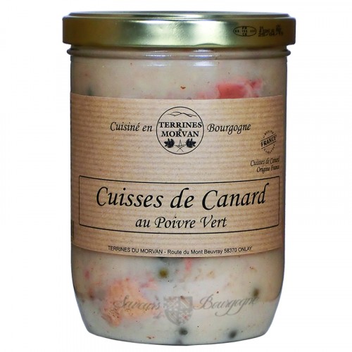 Cuisses de canard au poivre vert 750g
