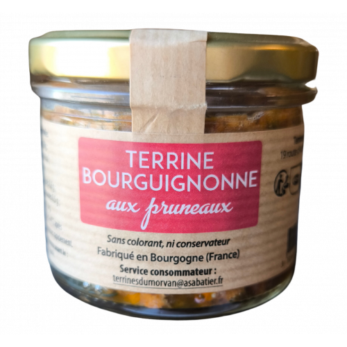 Terrine Bourguignonne aux pruneaux 80g