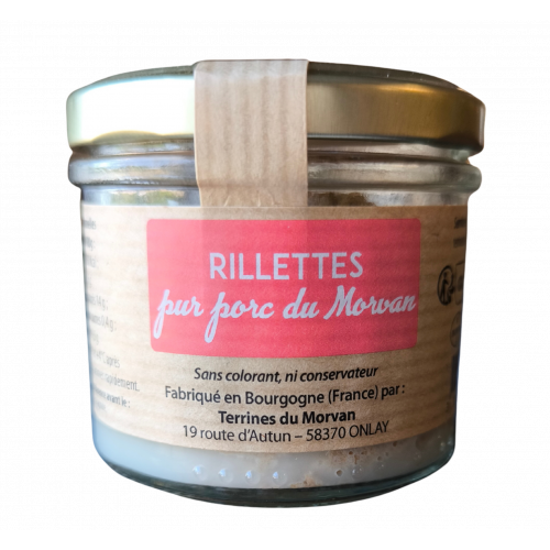 Rillettes de porc fermier 80g Terrines du Morvan