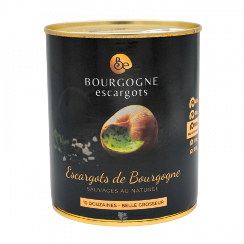 Escargots de Bourgogne "belle grosseur" boîte 4/4 10Dz 465g Bourgogne Escargots