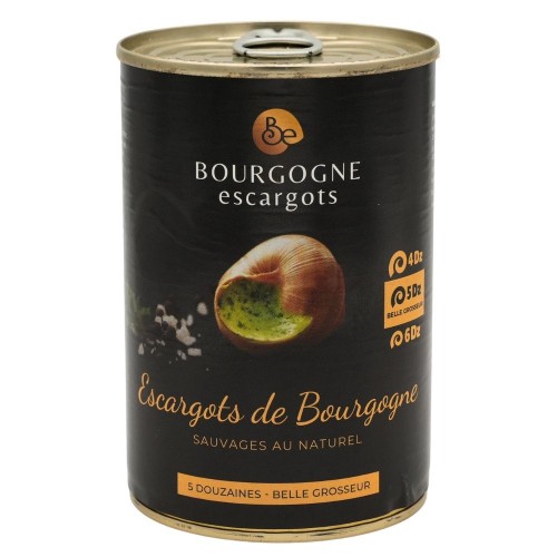 Escargots de Bourgogne "belle grosseur" boîte 1/2 5Dz 230g Bourgogne Escargots