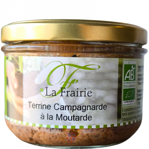 Terrine Campagnarde à la Moutarde 180g Frairie de Bourgogne