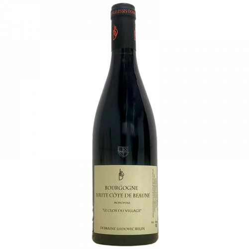 Haute-Côtes de Beaune "Le clos Village" 2018 Monopole - rouge - Domaine Ludovic Belin 75cl