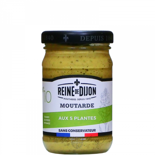 Moutarde 5 plantes 100g sans conservateur Reine de Dijon