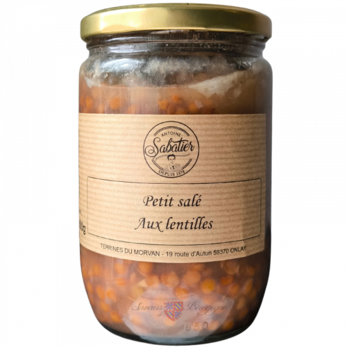 Petit salé Aux lentilles 600g Antoine Sabatier