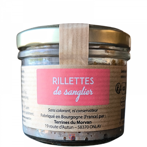 Rillettes de sanglier 80g Terrine du Morvan