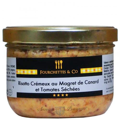 Risotto Crémeux au Magret de canard et tomates séchées 380g