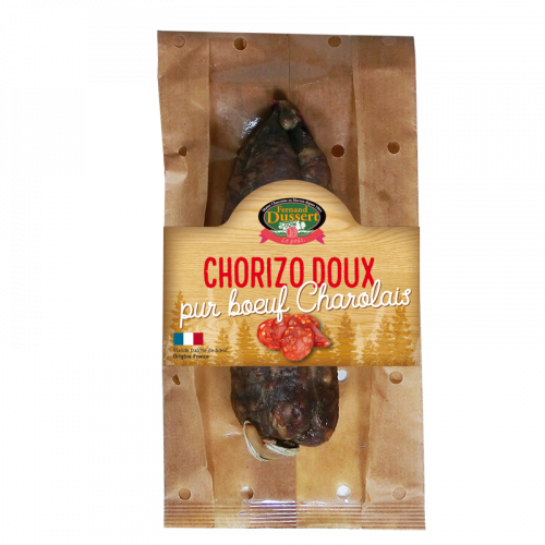 Chorizo Doux pur Bœuf Charolais 200g Fernand Dussert