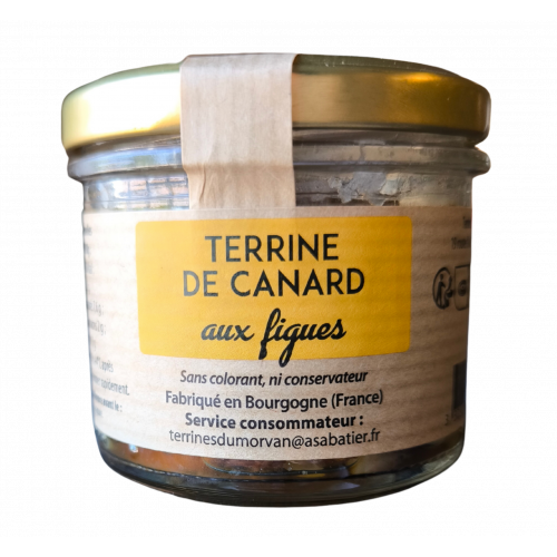 Terrine de canard aux figues 80g Terrine du Morvan