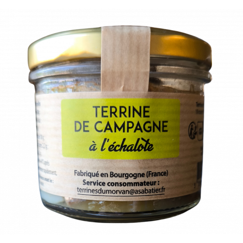 Terrine de campagne à l'échalote 80g Terrine du Morvan