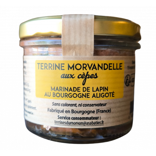 Terrine Morvandelle aux Cèpes 80g