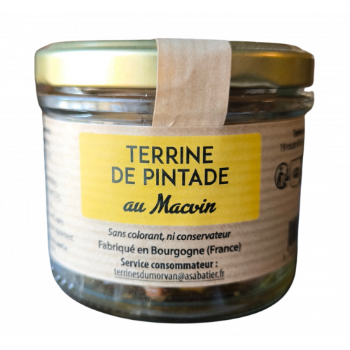 Terrine de pintade au Macvin 80g