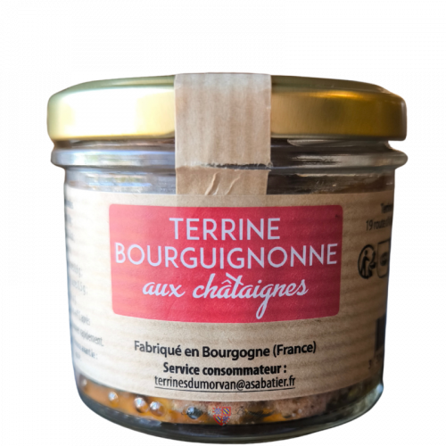 Terrine Bourguignonne aux châtaignes 80g
