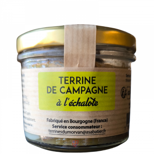 Terrine de campagne à l'échalote 80g Terrine du Morvan