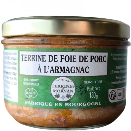Terrine de Foie de Porc à l'Armagnac 180g