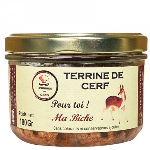Terrine de cerf "Ma Biche" 180g - Coco