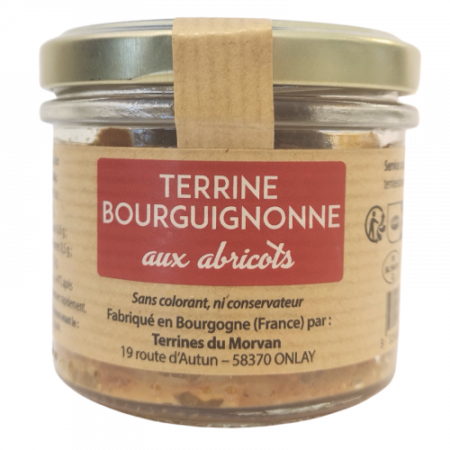 Terrine Bourguignonne aux abricots 80g