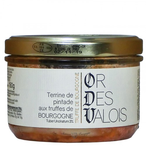 Terrine de Pintade aux Truffes de Bourgogne 180g
