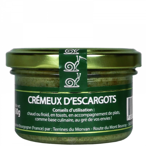 Crémeux d'escargots à tartiner 80g