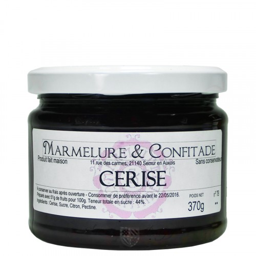 Confiture Cerise 370g Marmelure & Confitade