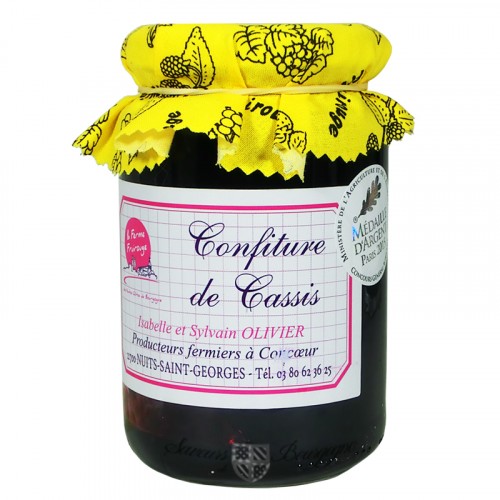 Confiture Cassis 450g médaille d'Argent 2015