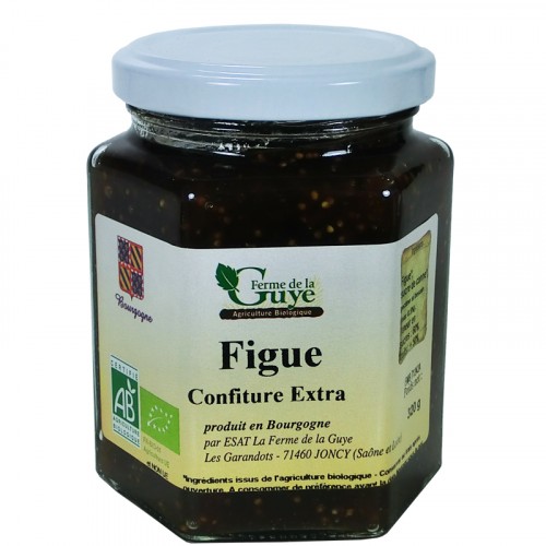 Confiture Figue 320g Bio ferme de Guye