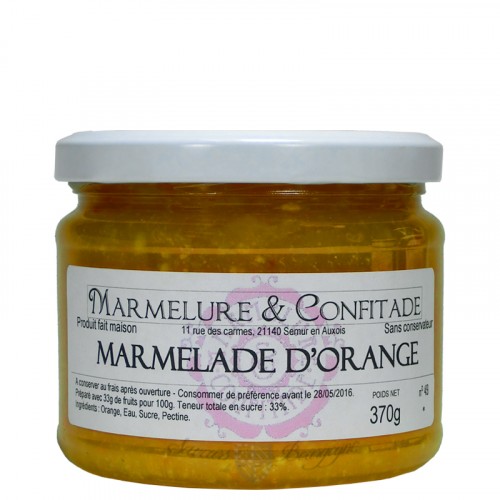 Marmelade d’orange 370g Marmelure & Confitade