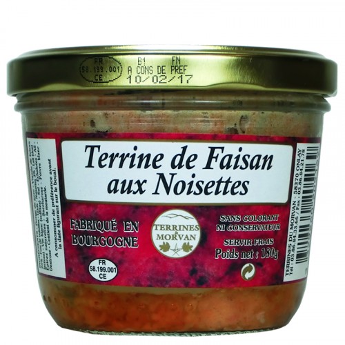 Terrine de Faisan aux noisettes 180g