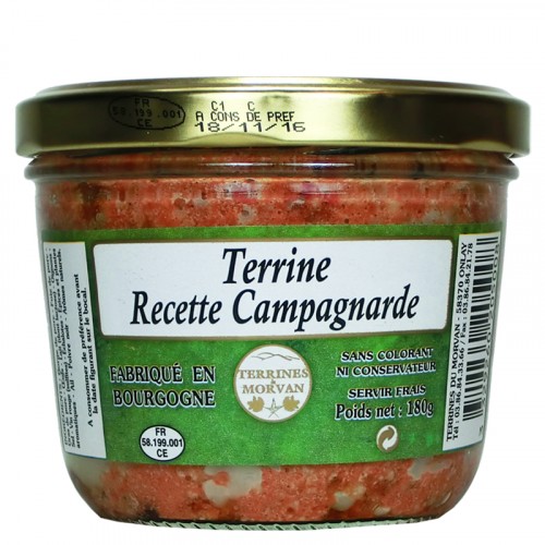 Terrine Recette Campagnarde 180g