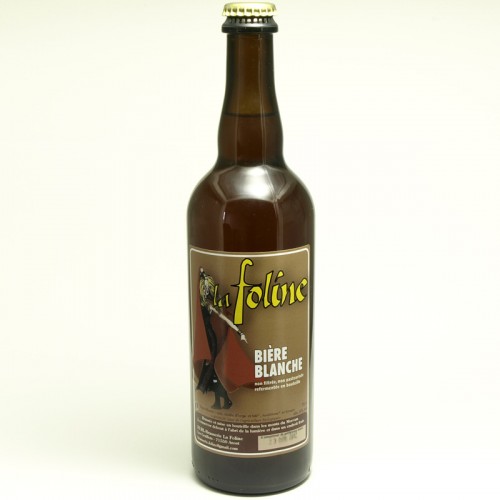 Bière blanche La Foline 75 cl artisanale Bio